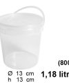 Pack 12 Envases Multiusos  1180 c.c  / 800 G