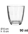 Pack 72 Vasos Cristal Café 90ml