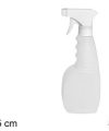 Pack 12  Botellas Plástico Blanca c/ Pulverizador 500ml / Medidas 24x9x5cm