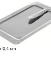 Pack 5 Bandejitas  Metal Porta Cuentas & Cambio c/ pinza/ Medidas 17x11x0.4cm