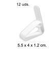 Pack 144 Pinzas Sujeta Manteles Blanco