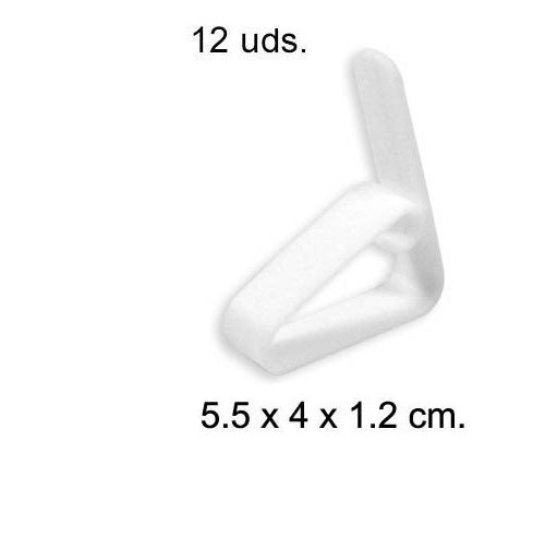 Pack 144 Pinzas Sujeta Manteles Blanco