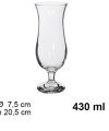 Pack  24  Copas Cristal Beer 430ml