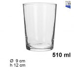 Pack 12 Vasos Cristal Sidra Maxi 510ml / Medidas 12x9cm