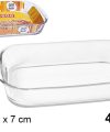 Pack 6 Fuentes cristal rectangular 4L / Medidas  39x23,5x7cm
