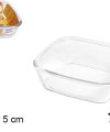 Pack 12 Fuentes Cristal Cuadrada 700ml /Medida 16x16x5cm