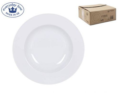 Pack 6 Platos Hondos Mod Felit 22.5cm
