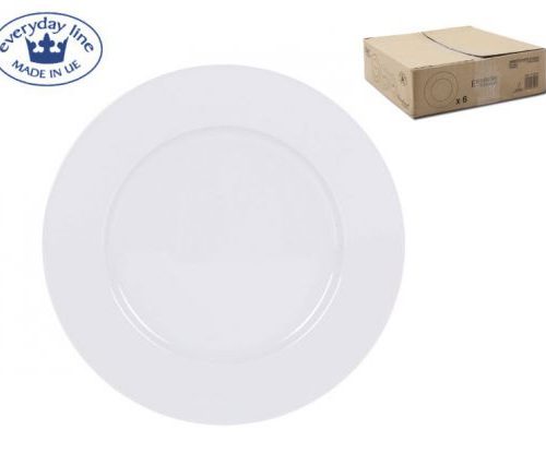 Pack 6 Platos Llanos Mod Felit 27cm