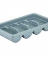 Cubeta Polietileno Gris 4 Departamentos Cubiertos Chef / Medidas 52x28,9cm