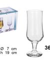 Pack 24 Copas Cristal Beer &Coctail Ariadne 365ml /Medida 19x7cm