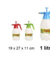 Pack 8 Botellas c/ Pulverizador Alta Presió 1L / Medida 19x27x11cm
