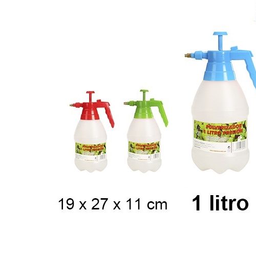 Pack 8 Botellas c/ Pulverizador Alta Presió 1L / Medida 19x27x11cm