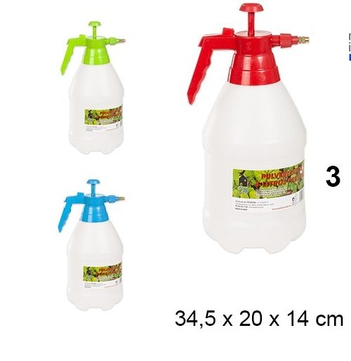 Pack 4 Pulverizadores  Alta Presión 3 L / Medida 34.5x20x14cm