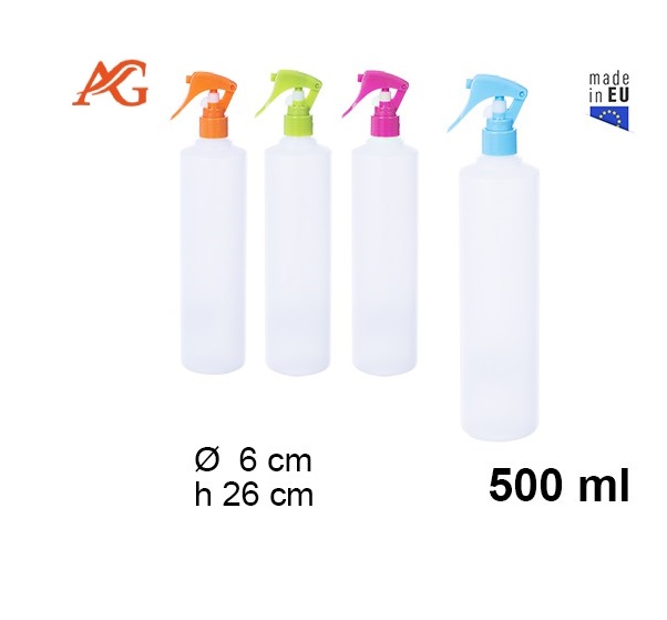 Pack 12 Botellas C Pulverizador 500ml Medida 26x6x6cm AgasePro Group pack-12-botellas-c-pulverizador-500ml-medida-26x6x6cm-agasepro-group