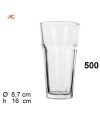 Pack 48  Vasos Cristal Refrescos Mod Casablanca 500ml / Medidas 16x8.7x8.7cm