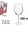 Pack 24 Copas Cristal Mod Vintia & Vino Enología 35cl / Medidas 20x8cm