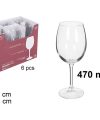 Pack 24 Copa Cristal Mod Vintia & Vino Enología 47cl / Medidas 22x8,5cm
