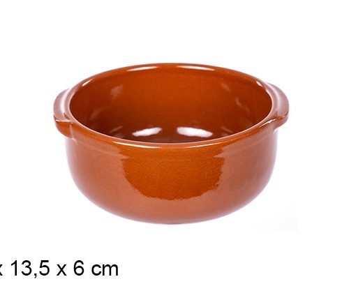 Pack 14 Cocotte Color atural 13cm / Medidas15x13.5x6cm