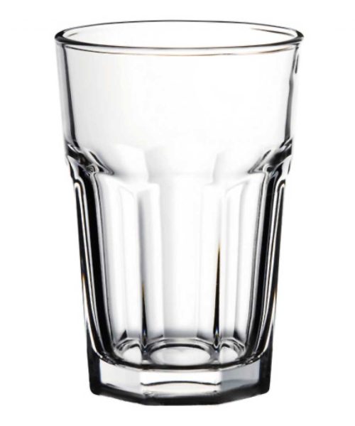 Pack 48 Vasos Cristal  Refresco Mod Casablanca 360ml / Medidas 12x8,5x8,5cm