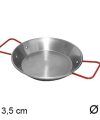 Pack 6 Paellas Pulida 26 cm / Medidas  26X36X3.5cm
