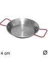 Pack 6 Paellas Pulida 24 cm / Medidas 24X34X4cm