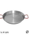 Pack 6 Paellas Pulida 28 cm / Medidas 28x38x4cm
