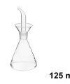 Pack 24 Aceiteras Cristal Antigoteo 125ml / Medidas 17x8x8cm