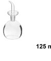Pack 24 Aceiteras Cristal Redonda Antigoteo 125ml  / Medidas 15,5x7x7cm