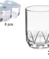 Pack 36 Vasos Cristal  Mod Stia 300ml / Medidas 9,5x8cm