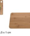 Pack 12 Tablas Bambú Multifunción / Medidas 20x15.5cm