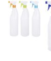 Pack 12 Botellas c/ Pulverizador Colores 1Litro / Medidas 32x8.5x8.5cm