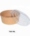 Pack 50 Ensaladeras CARTÓN KRAFT  700ML / sin tapa
