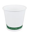 Caja 40  Pack 50unds Vasos CARTÓN BLANCO ECO 110 cc 4 OZ / Biodegradables y con diseño ecológico, son aptos para bebidas frías.