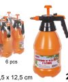 Pack 6 Pulverizadores Alta Presión 2L  Orange / Medidas 31.5x18.5x12.5cm