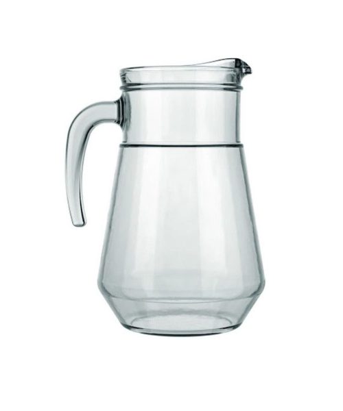 Pack 6 Jarras Vidrio Primavera Horeca 1.5Litros / Medidas  9x9x20cm