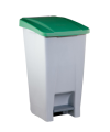 Contenedor de Residuos con Pedal Selectivo 60 Litros. Color Verde.