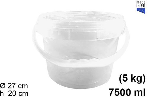 Pack 12 Envases Multiuso 7500ml (5kg) / Medidas  27x27x20cm