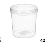 Pack 12 Envases Multiusos 420cc / Medidas 9.5x9.5x9.5cm