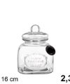 Pack 6  Botes Cristal Hermético 2.30L / Medidas  20 x16x16cm