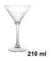 Pack 24 Copas Cristal Cocktails & Ganster Vermouth 210ml