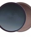 Pack 2 Bandejas Negras Redondas ANTIDESLIZANTE 40cm