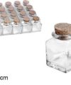 Pack 24 Botes Cristal Mod Azafrán 30ml / Medidas 4x4x6cm