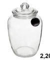 Pack 12 Botes Cristal Hermético 2.2L / Medidas 15x15x24cm