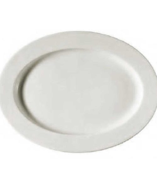 Pack 6 Fuentes Oval 24 cm / Kutahya Porselen Vajilla Porcelana Élite Alumínica