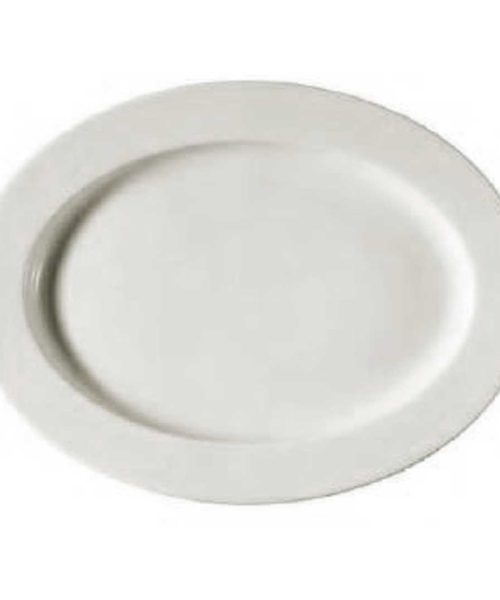 Pack 6 Fuentes Oval 28 cm/ Kutahya Porselen Vajilla Porcelana Élite Alumínica