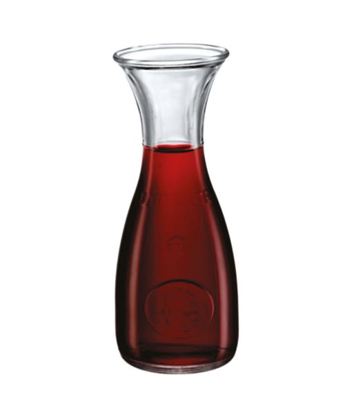 Pack 12 Botellas Cristal Mod Misura Italiana 500ml /Transparente Prensado / Medidas 8,4×8,4 ×23,50cm