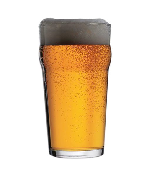 Pack 12 Vasos Cristal 58cl./ CERVEZA NONIX / Medidas 38×28×16cm