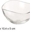 Pack 72 Bowl Mod- Flor Vidrio / Medidas 10.4x10.4x5cm