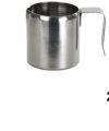 Pack 72 Jarras Hosletería Inox 250ml / Medidas 8x10x6.5cm