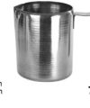Pack 48 Jarras Hosletería Inox 750ml / Medidas 12.5x14x9cm